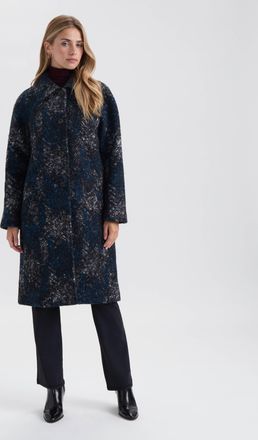 Ellen Tracy Womens Balmacaan Coat
