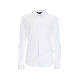 Just Cavalli Shirts - Heren - Casual Overhemden - Wit - M - Overhemden
