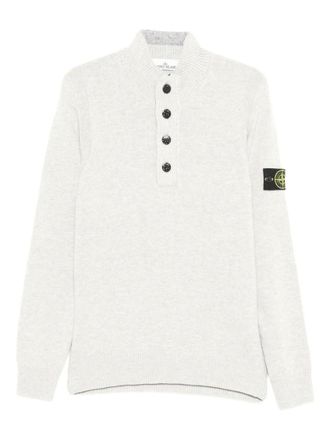 Stone Island Light Grey Regular Sweater