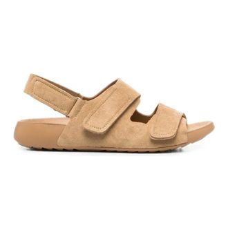 Sergio Moretti Schoenen, Dames, Beige, 40 EU, Sandaletten met sleehak en open neus