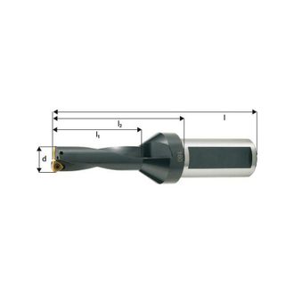 Maier Sports Broca Llena Para Trozos Para Regar Central, &Oslash; D : 21,0 Mm, Dimensiones L1 65 Mm, Dimensiones L2 95 Mm, Dimensiones L : 149 Mm, &Oslash; Mango H 6 : 25 Mm