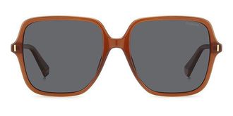 Polaroid PLD 6219/S Polarized L7Q/M9 Womens Sunglasses Orange Size 56