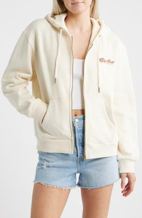 Rip Curl Surf Dreams Full Zip Hoodie in Bone at Nordstrom, Size Xx-Small