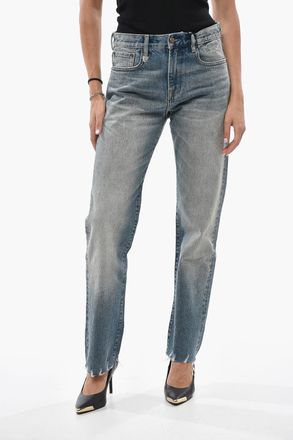 R13 Slim-Fit Jeans with Exposed Seams 19cm R13