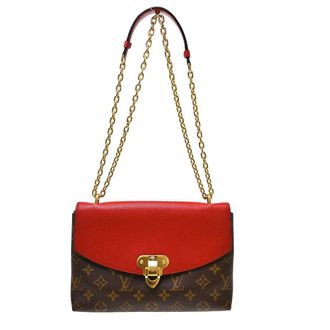 Louis Vuitton Saint Placide Monogram Canvas And Leather Brown Canvas Handbag (Pre-Owned)