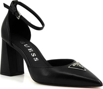 Guess D&eacute;collet&eacute; - Dames - Pumps - Zwart - 37 EU - Leer - Schoenen
