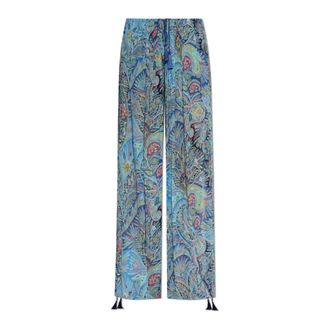 Etro Etro, Wide Trousers, female, Multicolor, Size: 2XS Patterned Wide-Leg Trousers