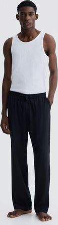 H&M Relaxed-fit poplin pants in Black at Nordstrom, Size Xx-Large