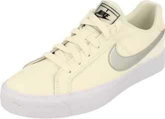 Nike Womens Court Royale AC Trainers - Off-White - Size UK 4.5