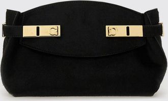 Ferragamo Clutch mini in pelle scamosciata Ferragamo
