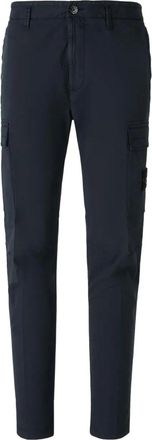 Stone Island Cargo broek met Compass-logopatch - Blauw
