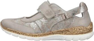 Rieker Slippers - Dames - Schoenen - Grijs - Maat: 38 EU