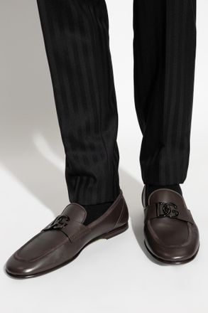 Dolce & Gabbana Loafers Type Shoes, Mens, Brown