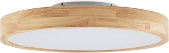 Lindby L&aacute;mpara De Techo lanira En Marr&oacute;n Madera - Lindby
