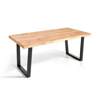 Pondecor Interiorismo Mesa de comedor de dise&ntilde;o acabado roble. 200&times;100&times;75 cm