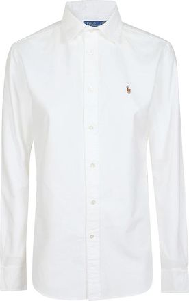 Ralph Lauren Overhemd met knoopsluiting - Dames - Overhemden - Wit - XL - Katoen - Overhemden