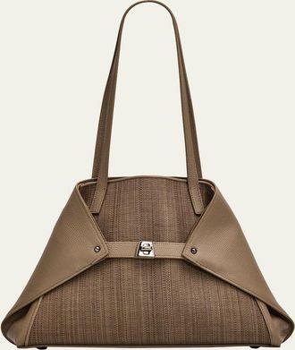 Akris Ai Small Leather Shoulder Bag