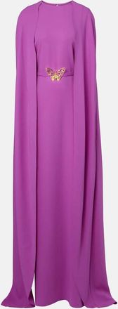 Oscar De La Renta Abito lungo in misto seta