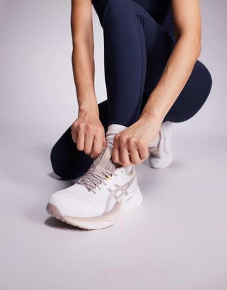 Asics Gel-Pulse 16 - Sneakers da corsa bianche e rosa polvere-Bianco