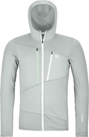 Ortovox Fleece Grid Hoody Fleecejacke f&uuml;r Herren | grau