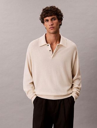Calvin Klein Jersey Polo De Cashmere