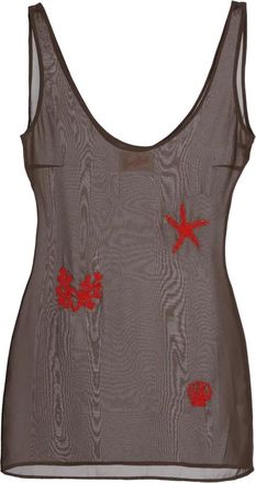 Saint Barth Donna, Top, Marrone, L, new
