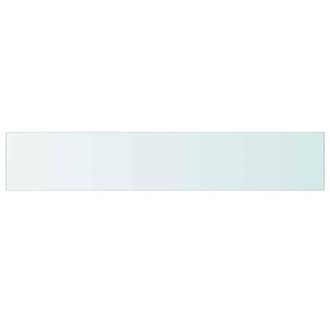 Berkfield Home Shelves 2 pcs Panel Glass Clear 110x20 cm