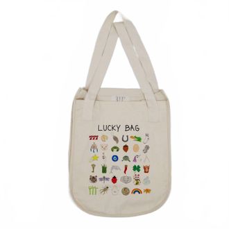 Unfortunate Portrait Up Tote Bag In Lucky