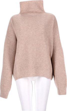 Isabel Marant Ribbed Knit Sweater With High Turtleneck And Boxy Fit
