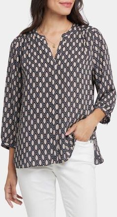 NYDJ Pintuck Top in Roca Lissa at Nordstrom Rack, Size Xx-Small