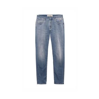 Roy Rogers Slim-fit Jeans, male, Blue, Size: W33 317 Coccoluto Jeans