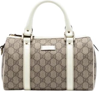 Gucci Pre-owned Handbags, female, Beige, Size: ONE SIZE Pre-owned Joy Boston Bag