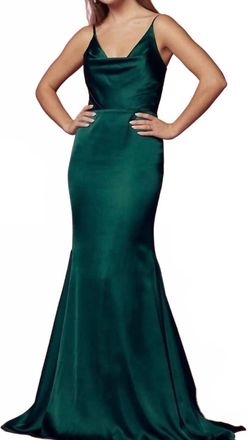 Nox Anabel Womens Simple Long Classic Dress In Green