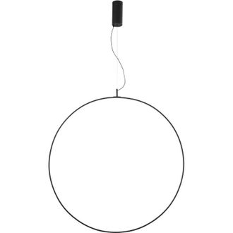 Luce-Ambiente-Design Luce Ambiente E Design - Sospensione led toorx in alluminio nero 50W con funzione cct 100 cm