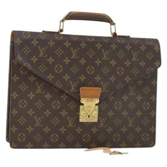 Louis Vuitton Pre-owned Handbags, female, Brown, Size: ONE SIZE Pre-owned Canvas Handbag
