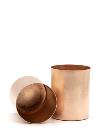 knIndustrie Mule copper mug (set of two) - unisex - Copper - One Size - Orange