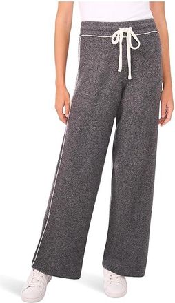 Vince Camuto Sweatpant W/ Drawstring Top Stitch Along Waist Womens Clothing Medium Heather Grey : LG, Polyester/Spandex
