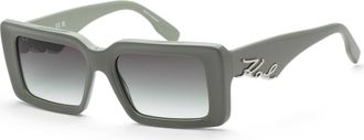 Karl Lagerfeld Womens 53mm Green Sunglasses KL6180SN-316-53