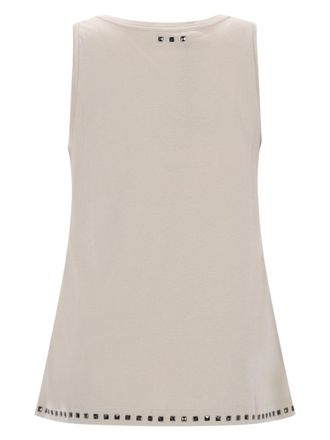 Max Mara Cotton-Modal Blend Tank Top - White
