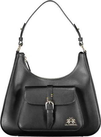 La Martina Caterina Bag - Dames - Schoudertassen - Zwart - ONE Size - Leer - Tassen