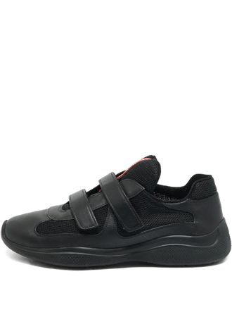 Prada straps sneakers - Black