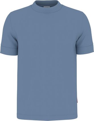 Joop Langarmshirt JOOP JEANS Cedric, Herren, Gr. XXL, lt, pastel blau, Single Jersey, Obermaterial: 95% Baumwolle, 5% Elasthan, regular fit, Rundhals, Shir