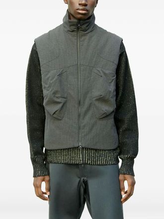 GR10K Gilet con zip - Grigio