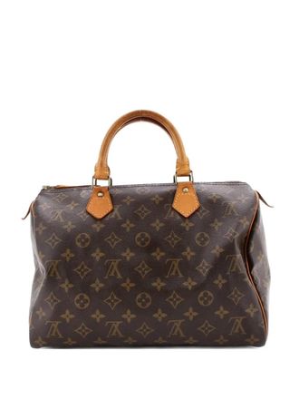 Louis Vuitton Speedy Handbag Monogram Canvas 30 satchel - Marrone