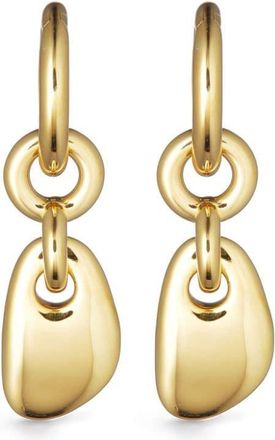 Otiumberg Lapillus drop earrings - unisex - 14kt Gold Vermeil - One Size