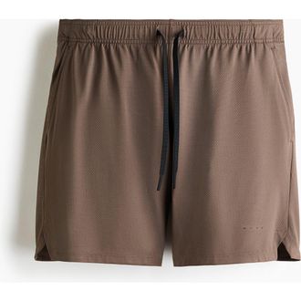 H&M Sports Shorts With Drymove in Light Brown at Nordstrom, Size Xx-Large