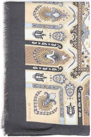 Etro Accessoires, Dames, Veelkleurig, ONE Size, Wol, Paisley Jacquard Sjaal