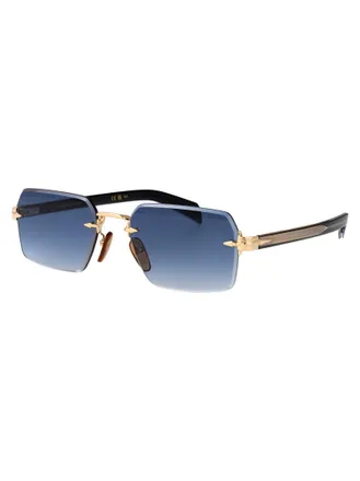 Eyewear by David Beckham Mens Sunglasses Db7109-S Black Metal