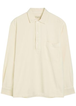 Officine G&eacute;n&eacute;rale Jordy Cotton-twill Shirt - Cream - XL