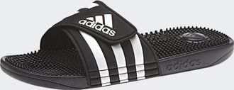 adidas Badesandale ADIDAS SPORTSWEAR ADISSAGE BADESCHLAPPEN, Damen, Gr. 40,5, schwarz-weiss (core schwarz, cloud wei&szlig;, core schwarz), Synthetik, Schuhe Bades